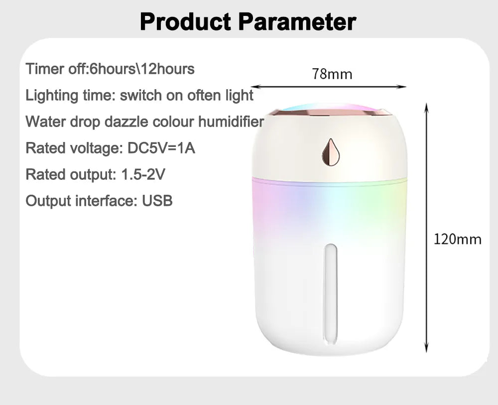 Mini USB Portable Air Humidifier